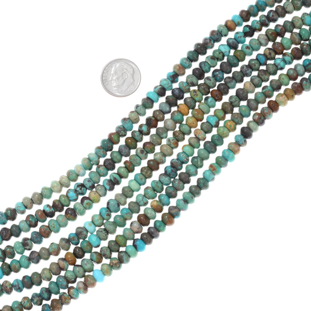Natural 2mm Turquoise Bead Wholesale Natural Turquoise Stone
