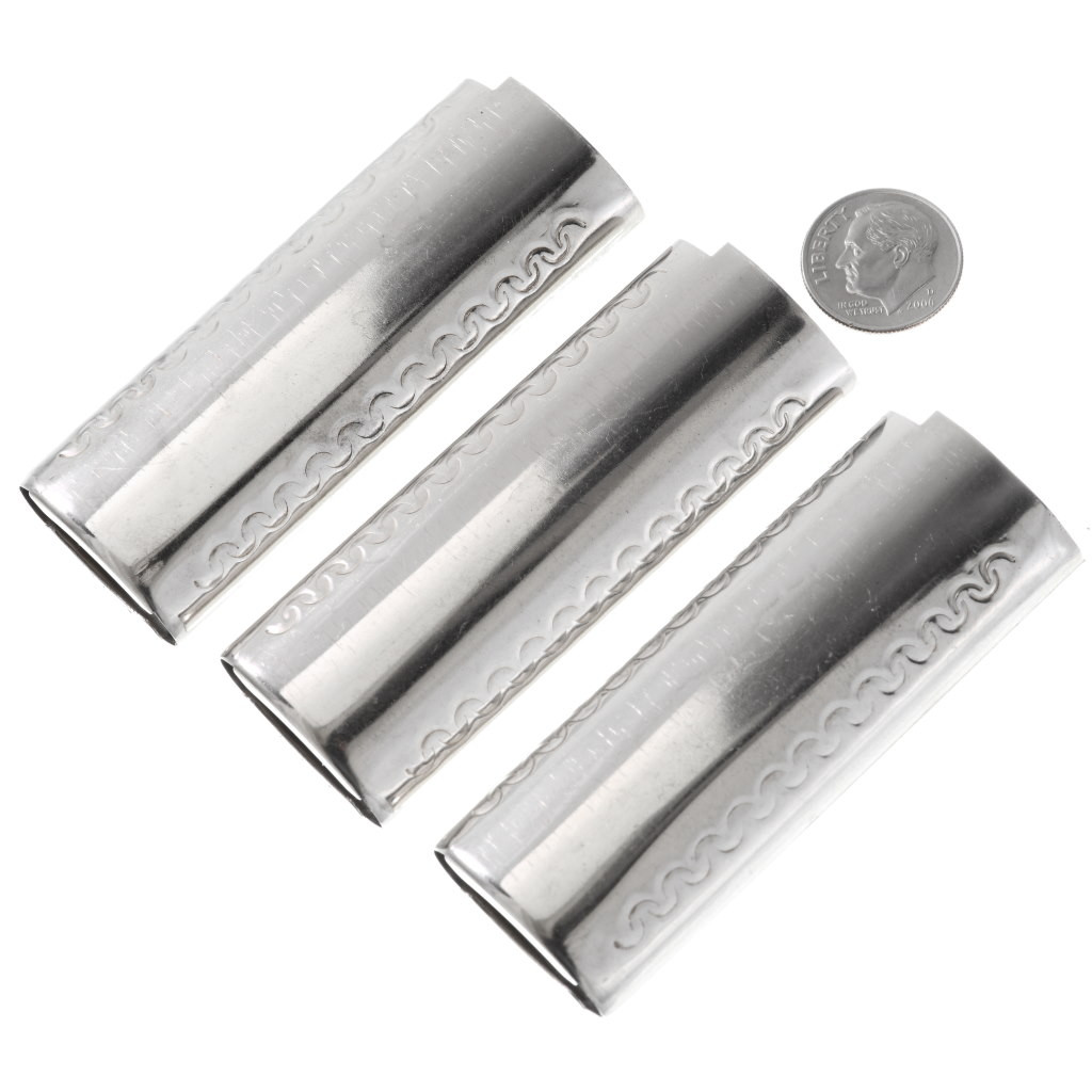 Silver Lighter Case Standard Size Bic Lighter 3 Pack 35536