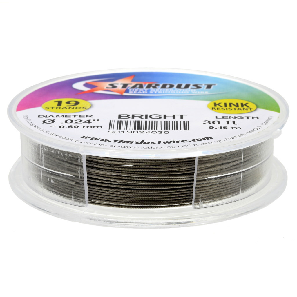 Strong Stringing Wire Coated Kink Resistant Tiger's Tail 30ft