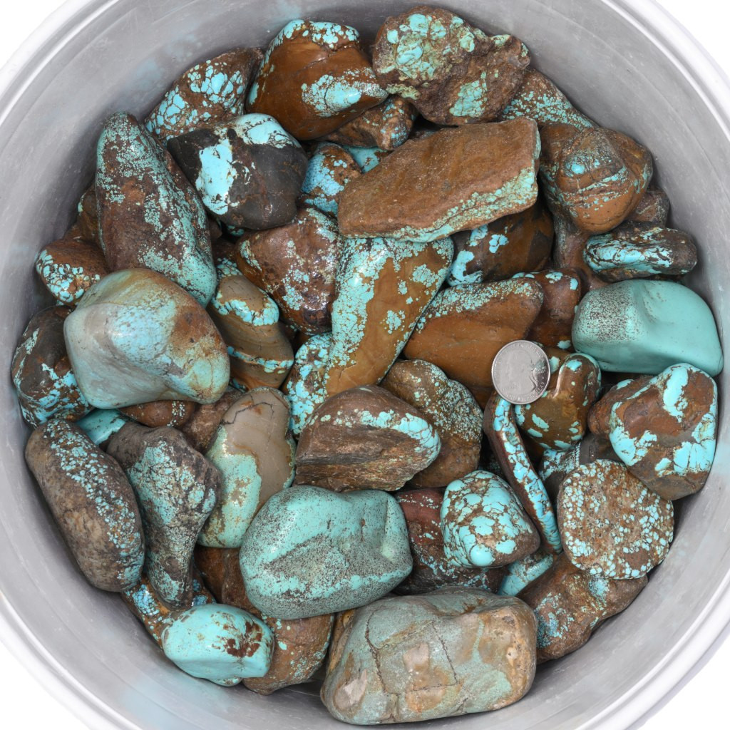 Turquoise #8 Number 0 Natural High Grade Large Rough Gem Cabochon