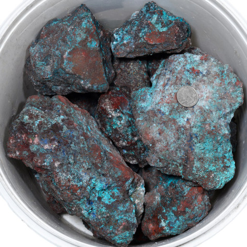 Very Large Shattuckite Nuggets 37515