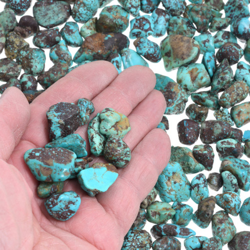 High Grade Bisbee II Rough Turquoise Nuggets 3/4