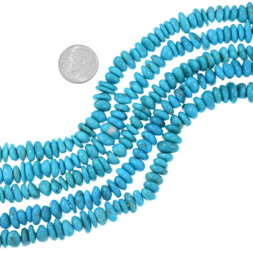 Clear Blue Turquoise Beads High Grade 45181