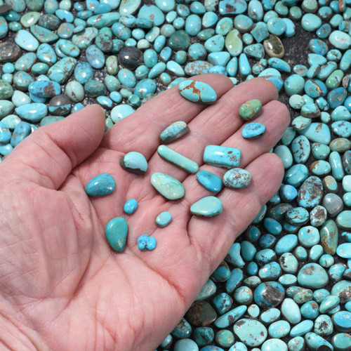 200 carats Turquoise Cabs Various Shapes 45187