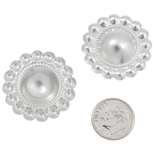 Round Sterling Silver Concho 45198