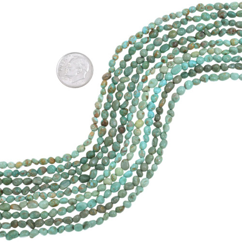 4mm Turquoise Beads Priced Per Strand 45341