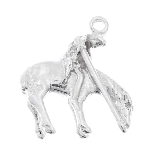 Sterling Silver End of the Trail Charm 36389