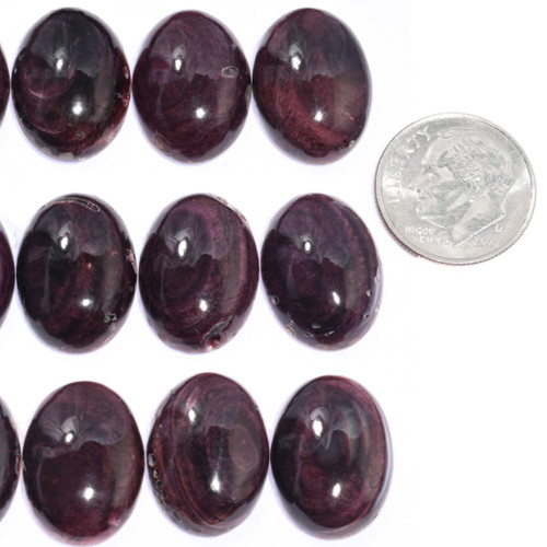 Natural Purple Spiny Oyster Cabochons 45355