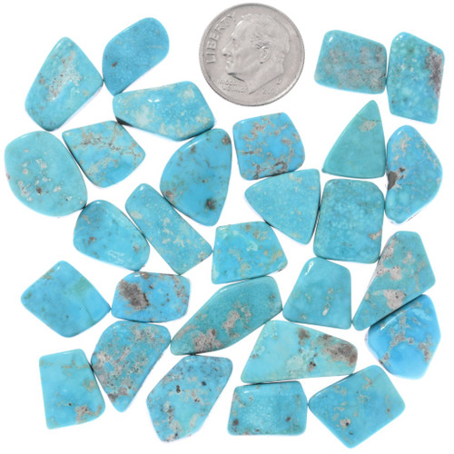 Natural Sonoran Turquoise Cabs Over 100 carats 45394