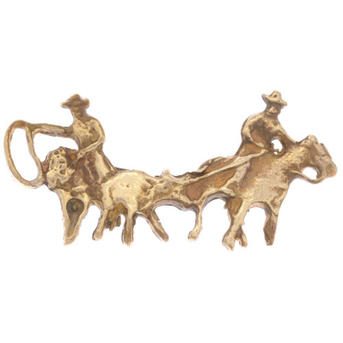 Golden Team Ropers Rodeo Jewelry Parts 45729
