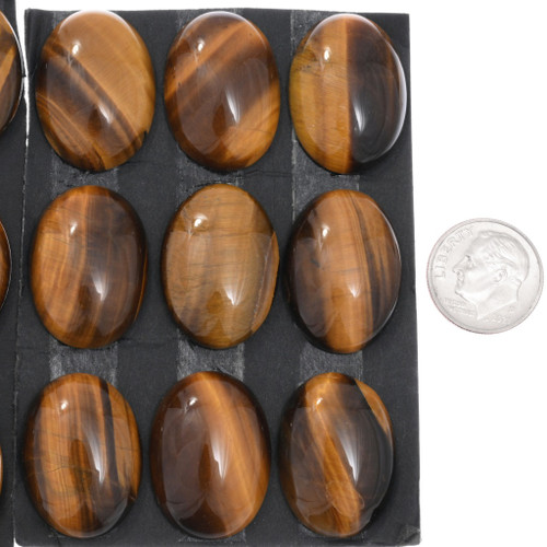 Natural Tiger’s Eye Cabochons 45904