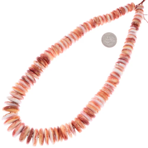 Graduated Spiny Oyster Disc Beads 45930