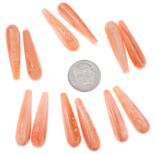 Conch Teardrop Drop Beads for Earrings 45952