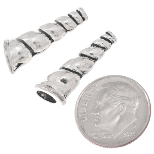 Silver Shell Necklace Cones 45988