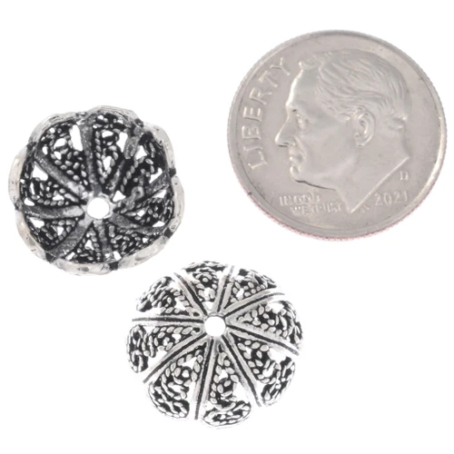 Large Filigree Bead Caps 45998