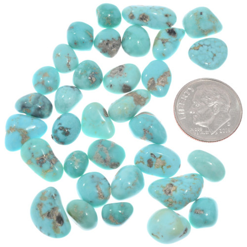 Real Turquoise Cabochons Unbacked Sonoran Gold 50129