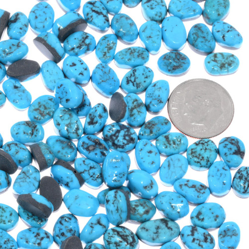 Bright Blue Turquoise Cabochons 50163