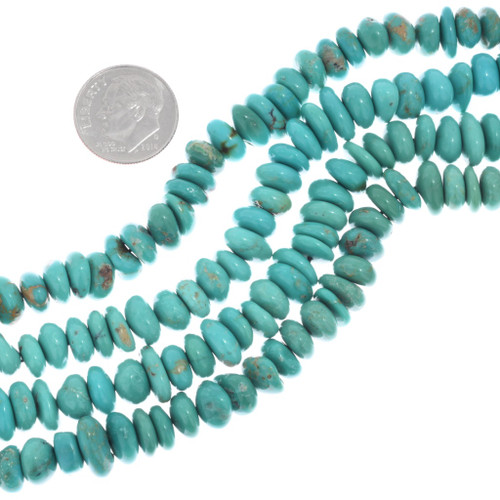 7-8mm Mint Green Turquoise Beads 50191