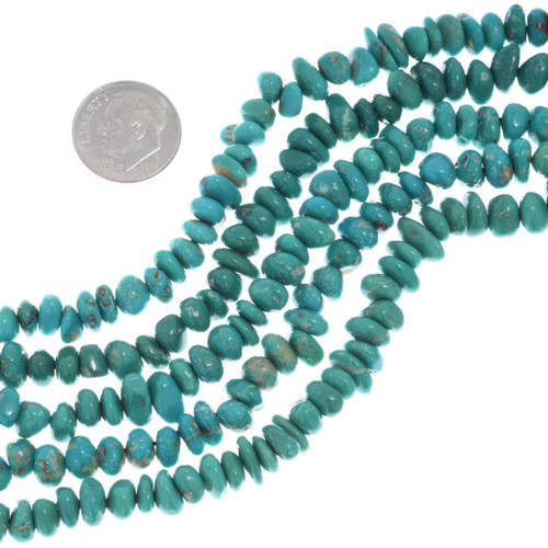 Real Turquoise Beads Rich Blue Green 50192