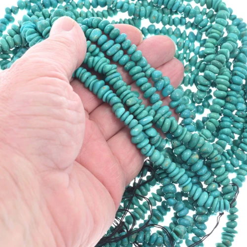 Aqua Blue Green Turquoise 8mm Average Width 50195