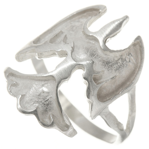 Sterling Silver Thunderbird Cast Ring for Inlay 36340