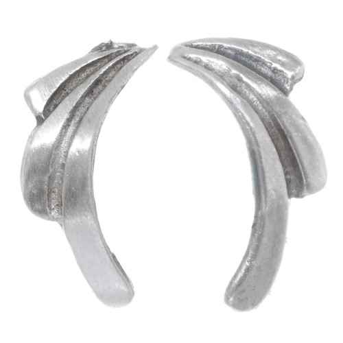 Sterling Silver Butterfly Concho Set of 6 Jewelry Detail Parts 5/8" 35537