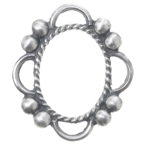 Southwest Sterling Silver Cabochon Frame 36071