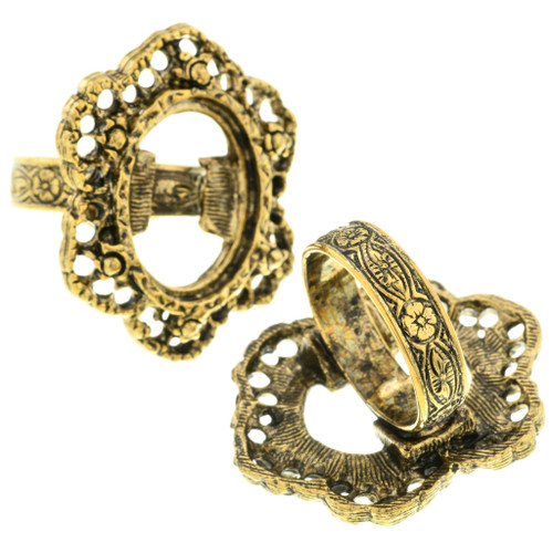 Antique Style Ring Shank Sizeable 36524