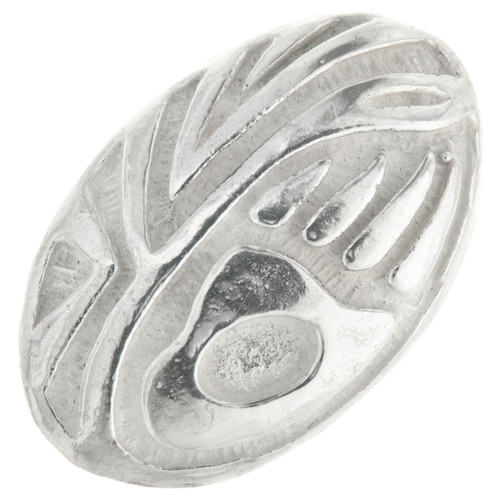 Bear Claw Pattern Sterling Silver Concho 36409