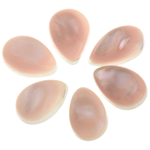 Natural Pink Shell Cabochons 32766