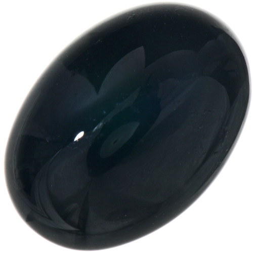 Black Onyx 8mm Round High-Dome Cabochon