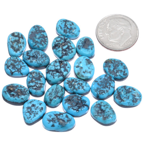 Kingman Turquoise Nugget Cabochons 33434