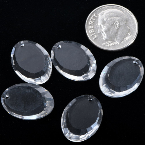 Swarovski Crystal Flat Faceted Sew-On Drop Bead 15014