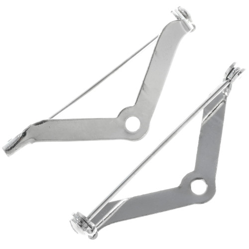 Offset Brooch Pin Backing 1-1/2"