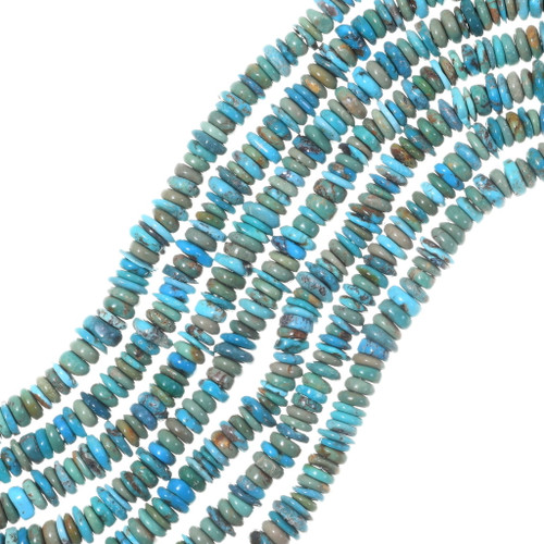 Turquoise Disc Beads 35501
