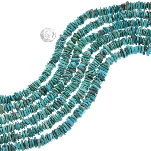 Large Turquoise Nugget Beads 35516