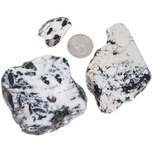 White Buffalo Turquoise Gibbsite Rough per Gram 35547 - Main Image