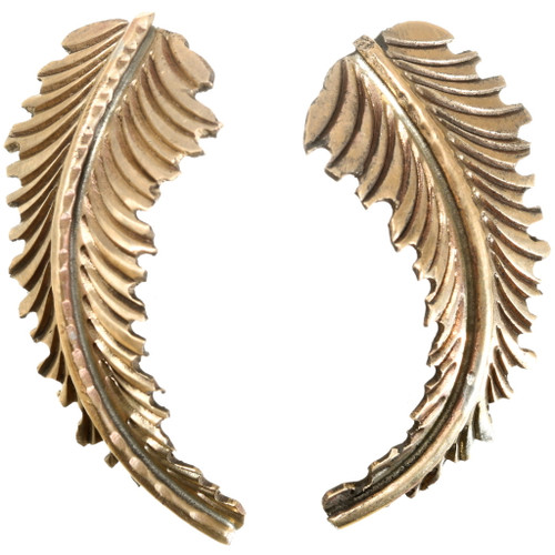 Brass Leaf Set Floral Detail 36159