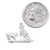 Cutting Horse Sterling Silver Jewelry Parts 36612