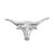 Sterling Silver Steer Head Jewelry Supplies 36615