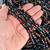 Iridescent Sparkle Black Metallic Aurora Beads 15040