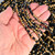 Black Gold Metallic Faceted Rondelle Sparkling Beads 15042