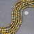 Round Yellow Eye Beads 15083