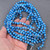 Blue Glass Eye Beads 8mm Round 4230