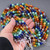 Gemstone Beads Rainbow Colors Pride Jewelry 15121