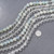 10mm Clear Moonstone Glass Beads 15145