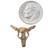 Cow Skull Gold Brass Jewelry Part 36239