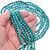 Bright Blue 6mm Turquoise Beads Priced Per Strand 37890