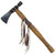 Example Tomahawk Leather Wrapped Feathers Beaded 45074