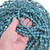 Rounded Freeform Bisbee Blue Turquoise Bead Strand 45085